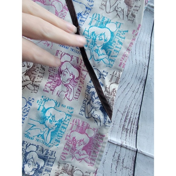 Disney Tinkerbell Fairy Sz XLarge Scrub Shirt Feisty Sassy Tink Nurse Tech Vet - Picture 5 of 10